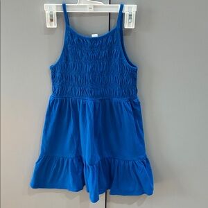 Crewcuts Royal Blue Smocked Tank Dress